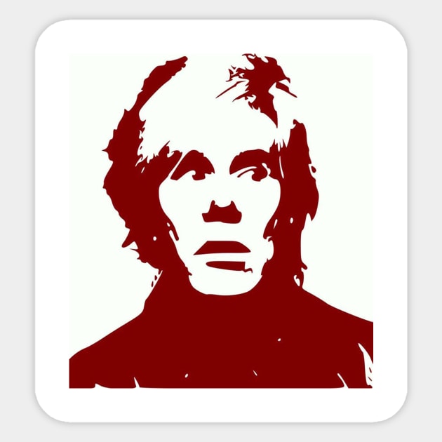 Andy Warhol Sticker by icarusismartdesigns